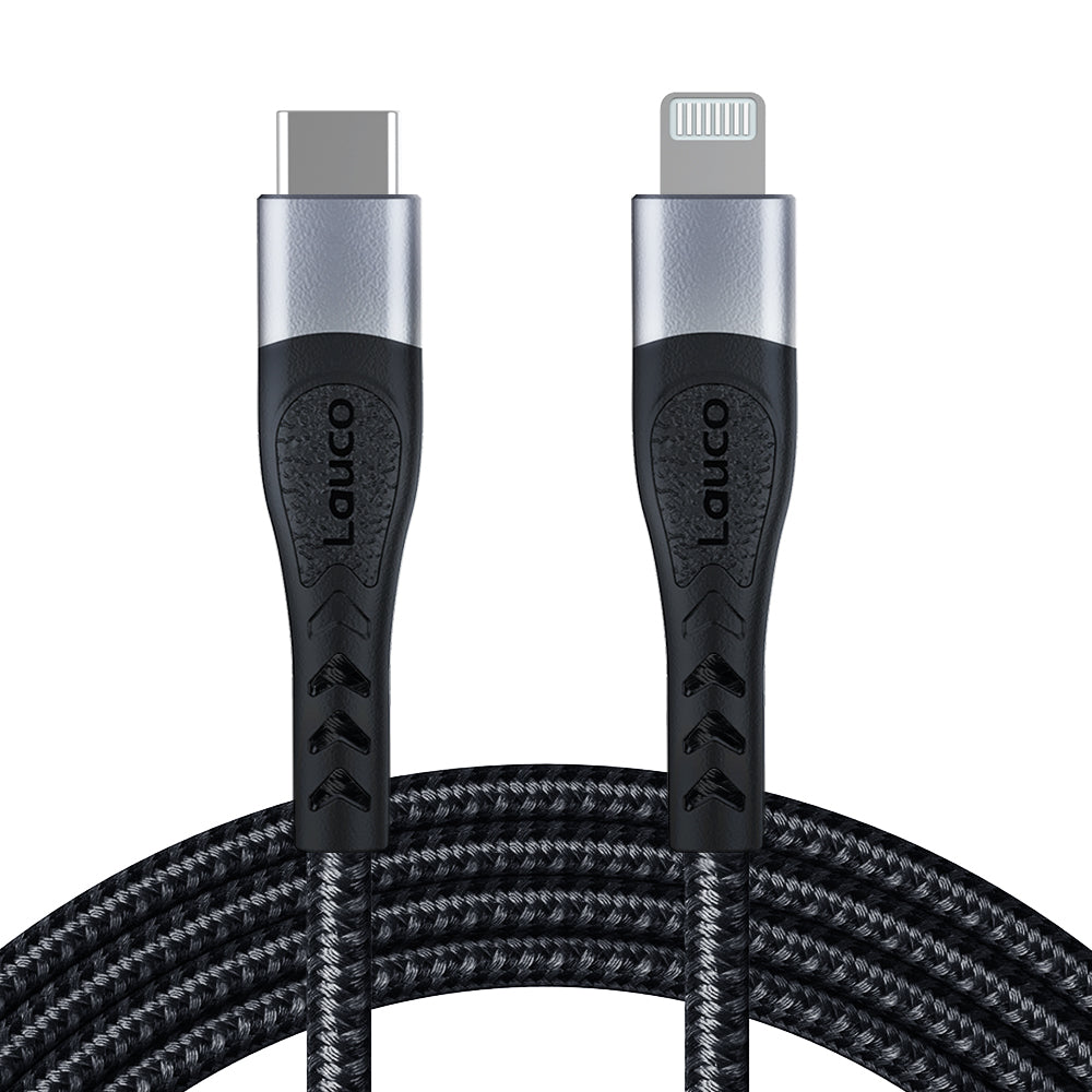 CABLE USB TRIPLUG RENFORCÉ FIBRE DUPONT™ KEVLAR® VERS LIGHTNING / MICRO-USB  / TYPE-C 1,5M - GARANTIE A VIE - JAYM®